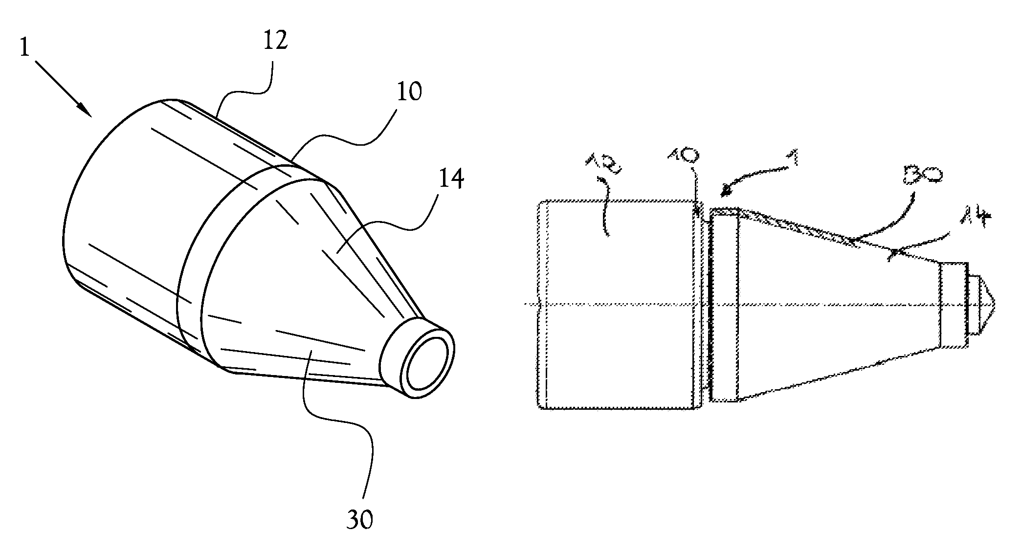 Filter part for fluid lines