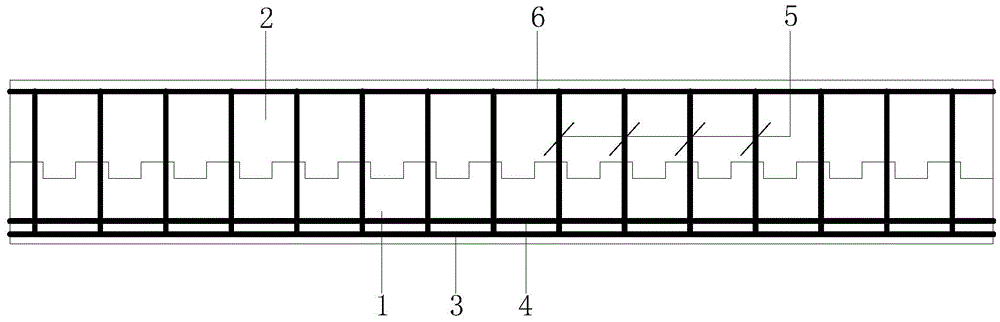 Composite bar-reinforced ECC and concrete composite beam and construction method thereof