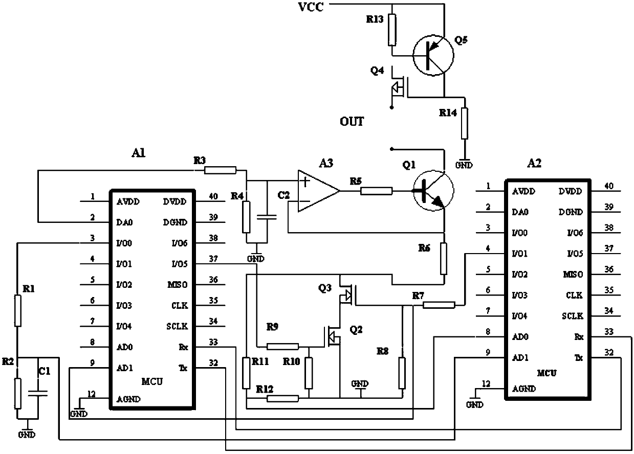 A method and device for monitoring cardiac output