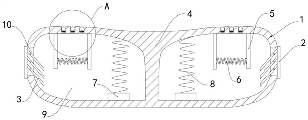 Efficient heat dissipation shared bicycle saddle