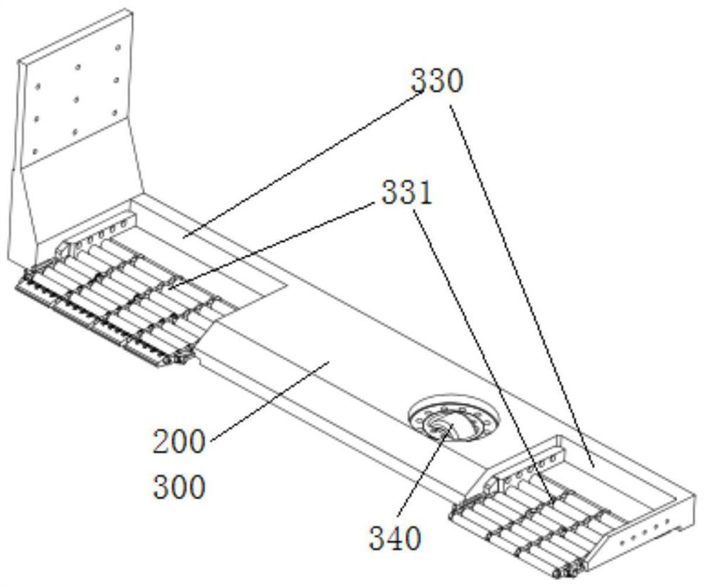 Two-fork parking robot capable of forking truck from side outside