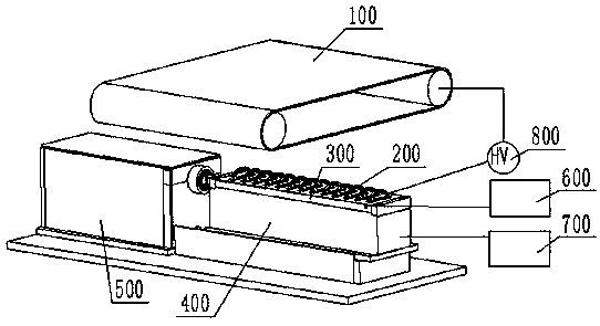 Annular reciprocating closed electrospinning device