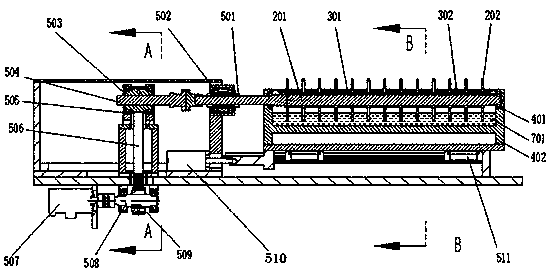 Annular reciprocating closed electrospinning device