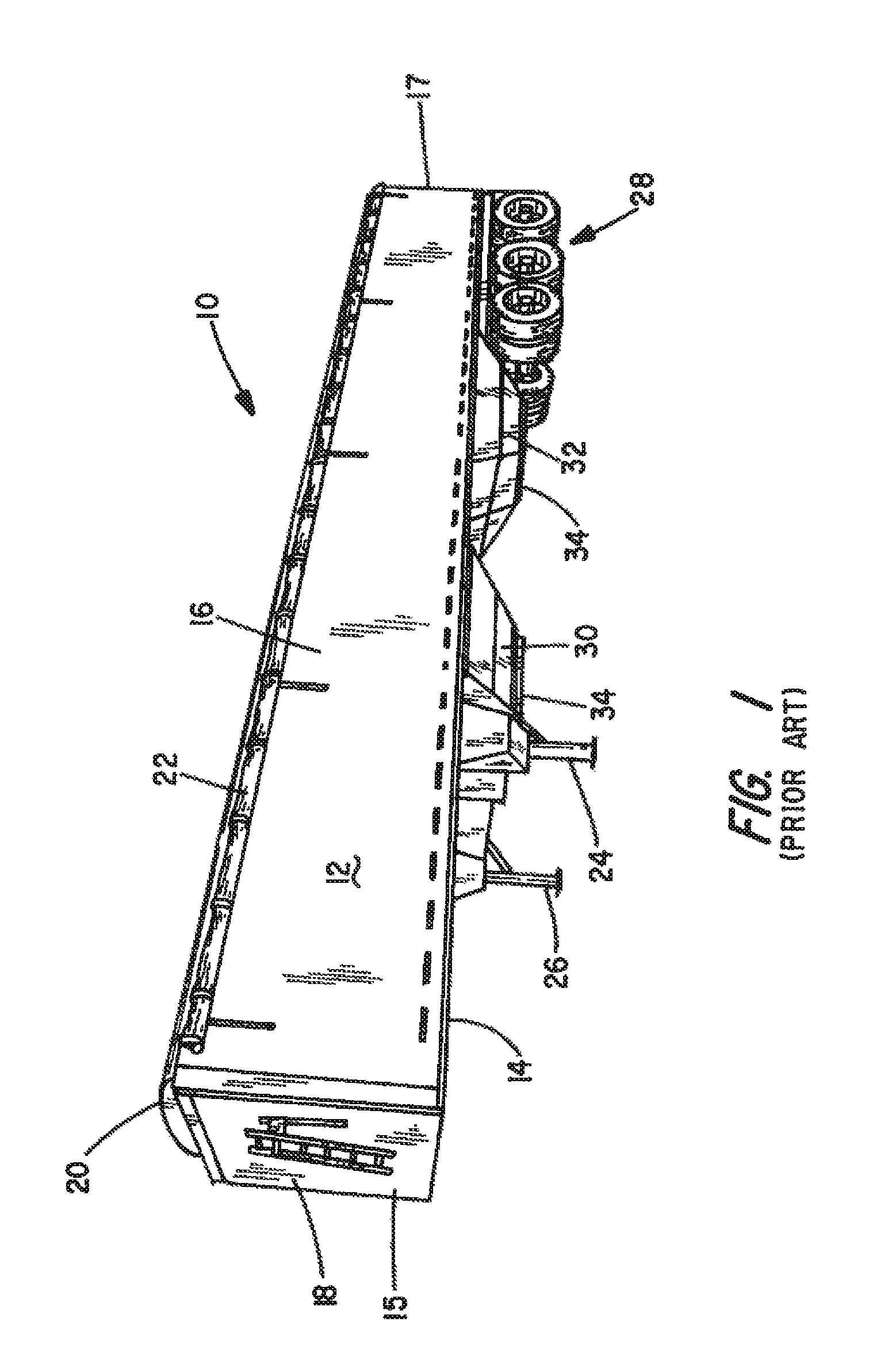 Load fill sensor system for grain trailers