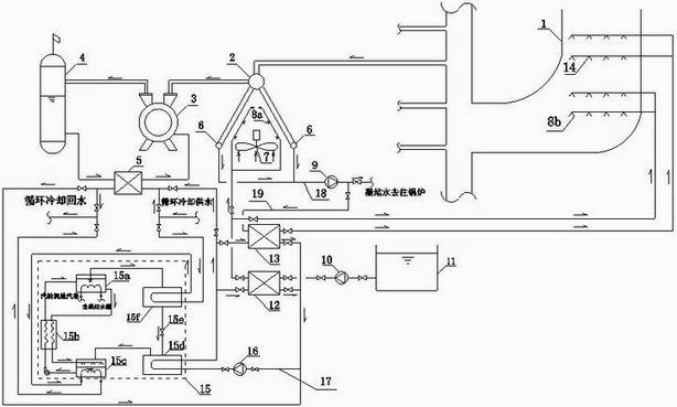 Energy-saving cooling method and system for reducing exhaust steam pressure of air-cooled unit in power plant