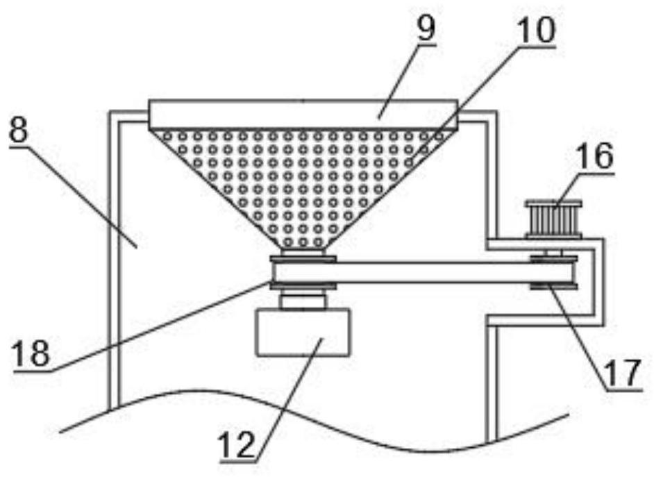 Flour impurity and stone removing device and use method thereof