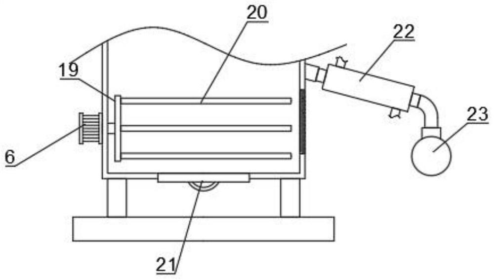 Flour impurity and stone removing device and use method thereof