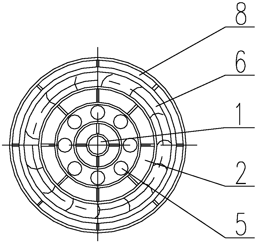 Flame-adjustable burner, and installation structure and application method thereof