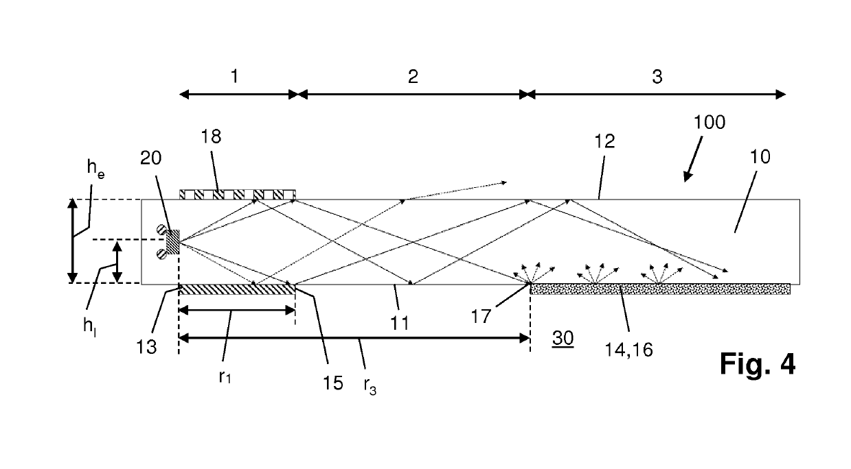 A light emitting arrangement for Anti-fouling of a protected surface