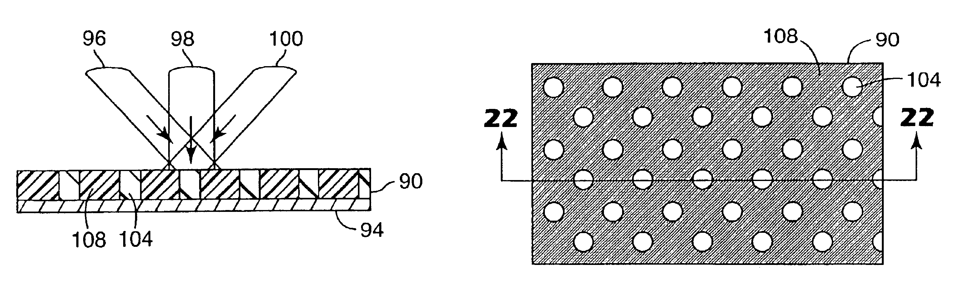 Optical devices incorporating photo reactive polymers