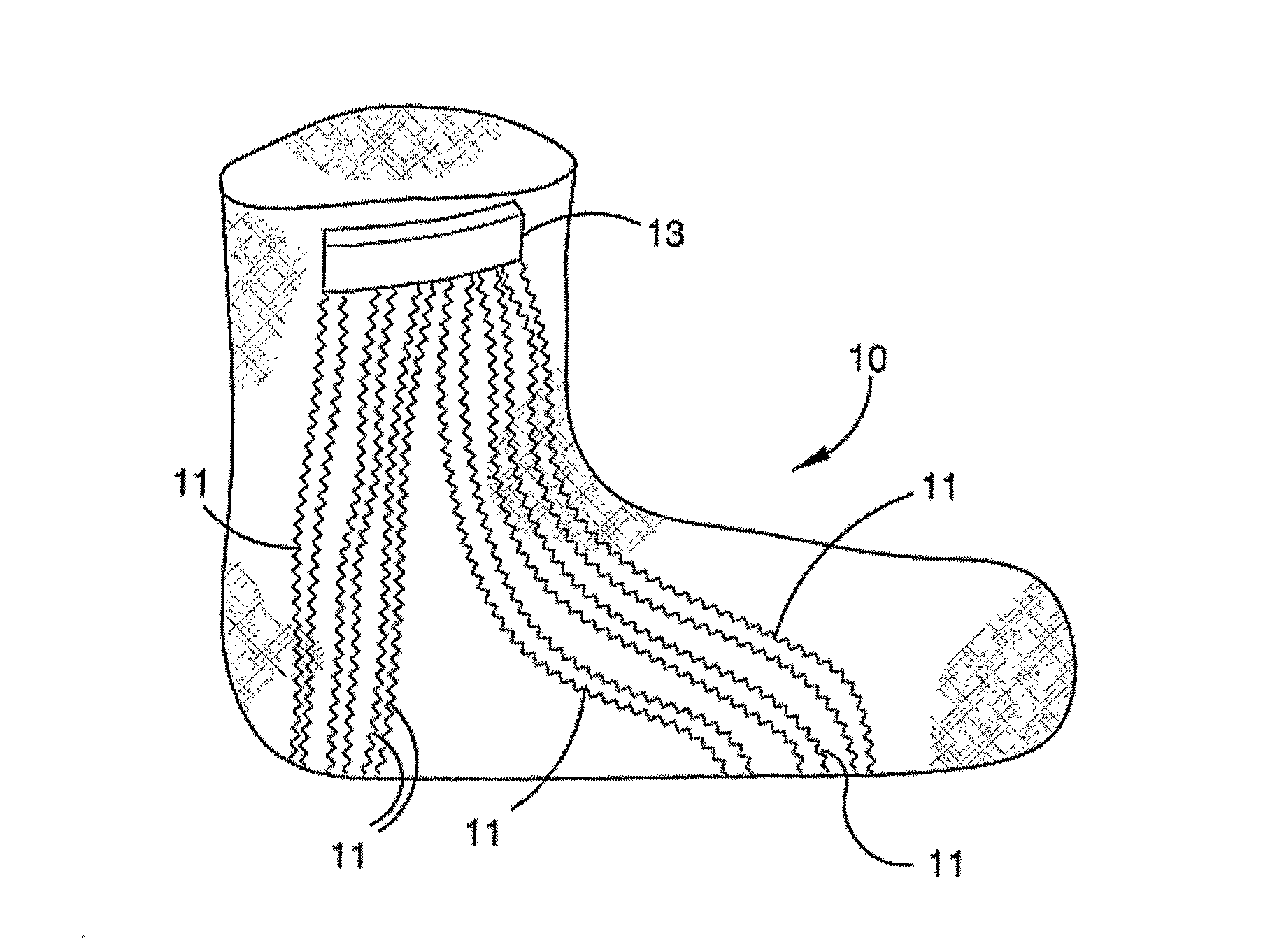 System, garment and method