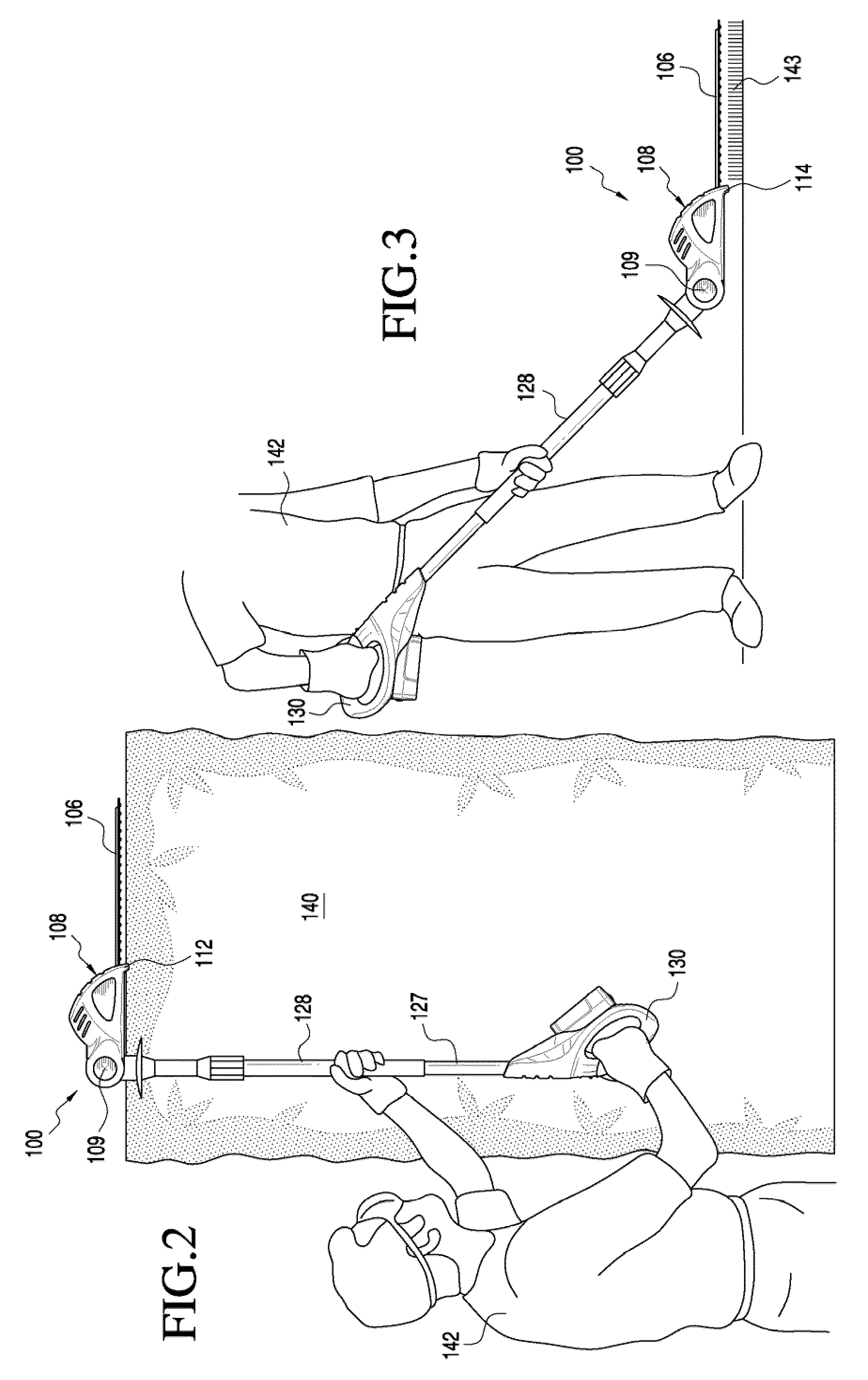 Portable trimmer having rotatable power head