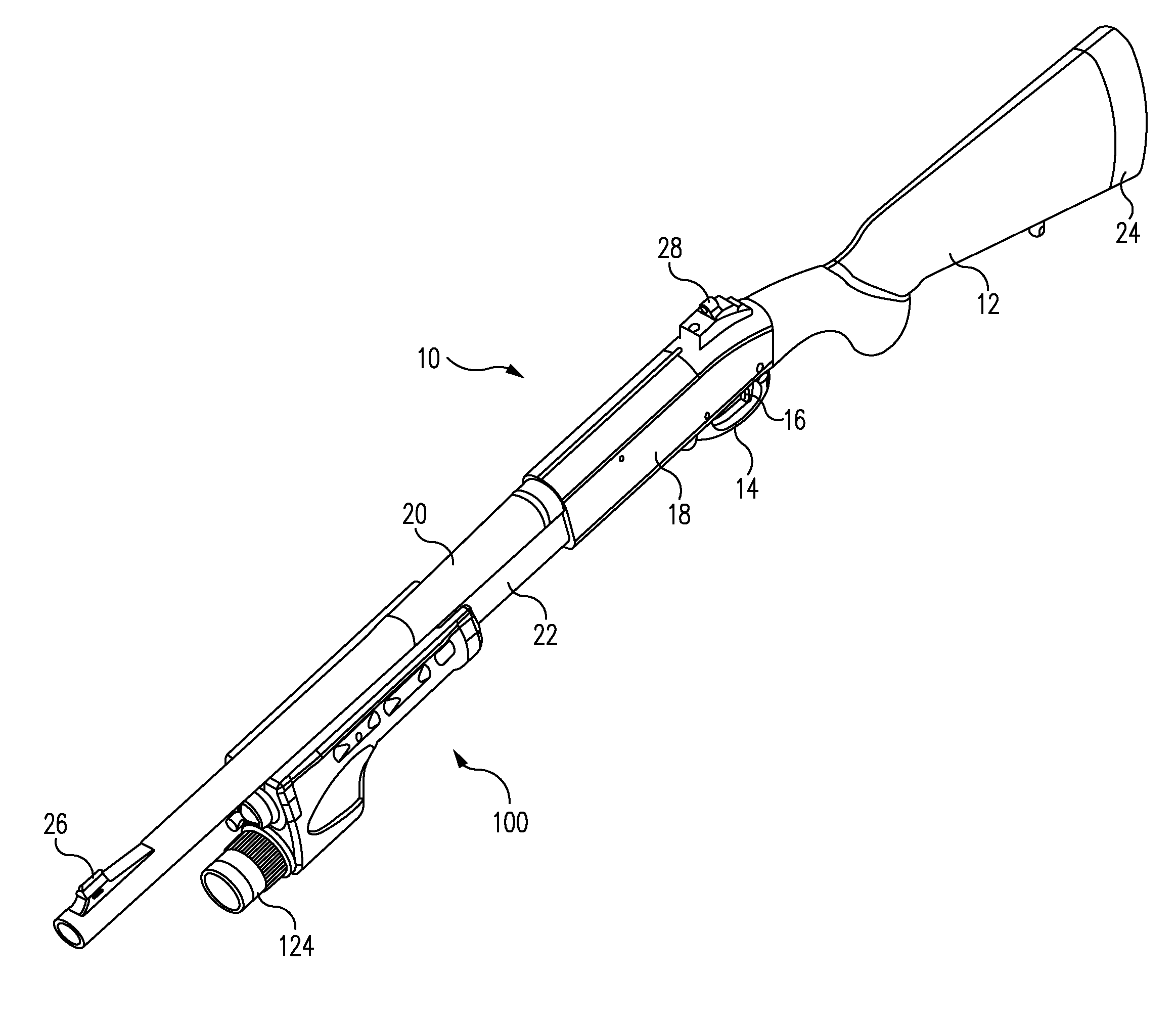 Modular firearm forend