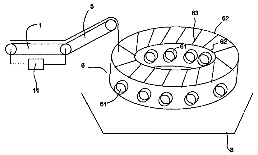 Efficient rubber cooling machine