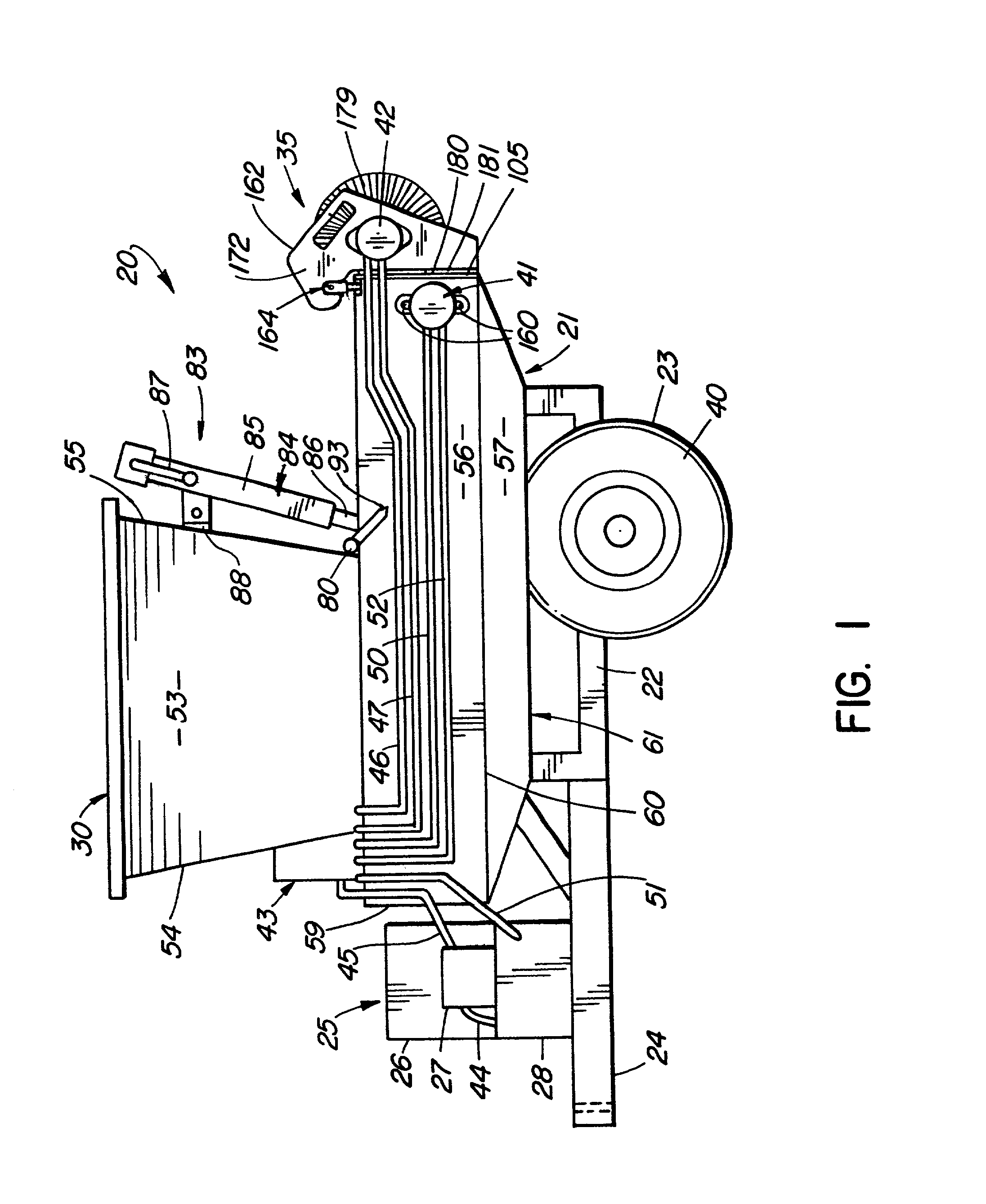 Material spreading apparatus