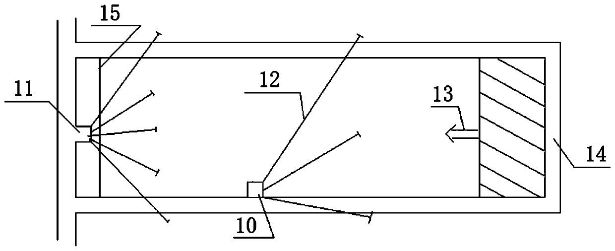 High-precision, intrinsically safe coal seam roof water-conducting fracture zone height real-time monitoring method