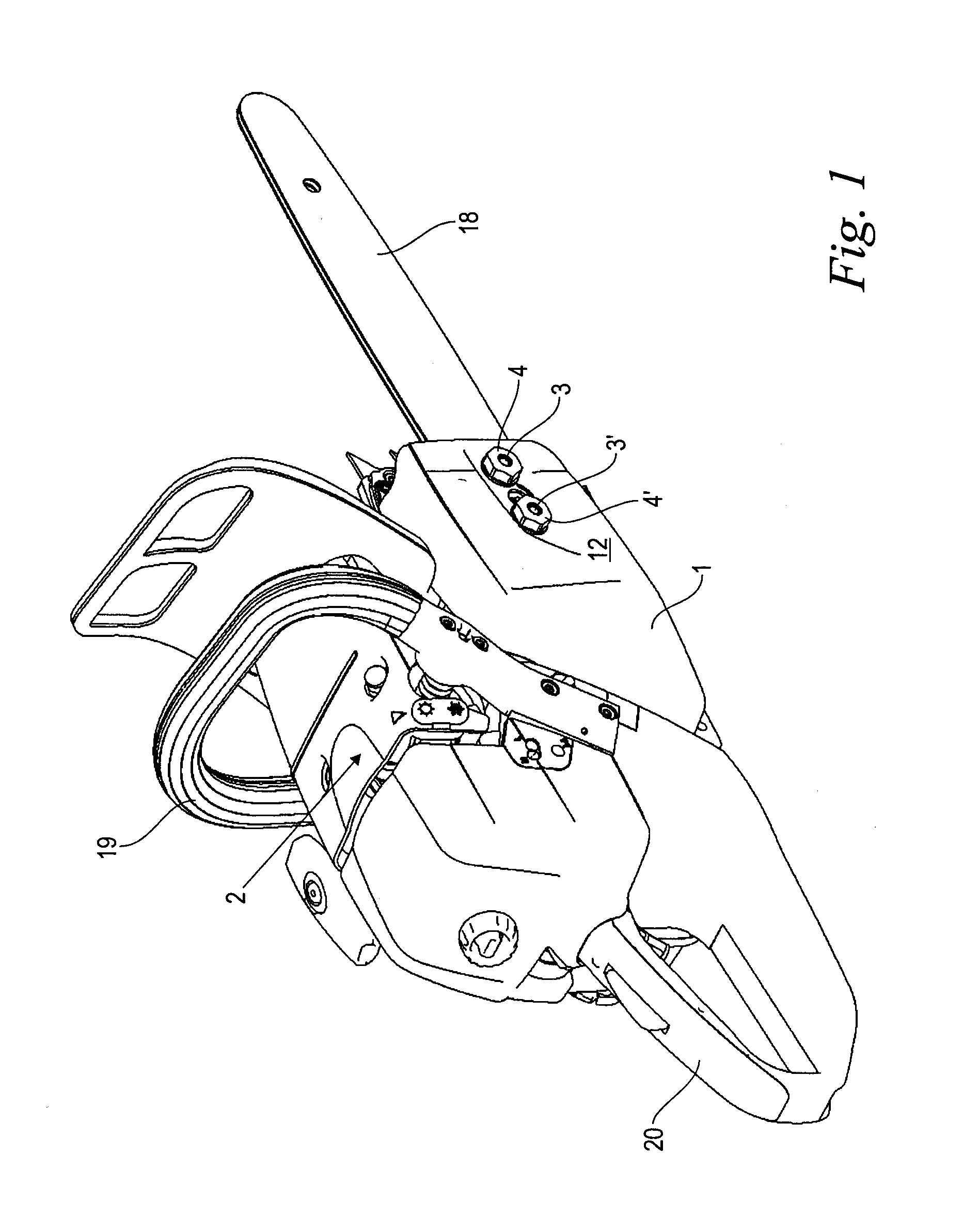 Sprocket Cover Arrangement for a Hand-Held Chain Saw