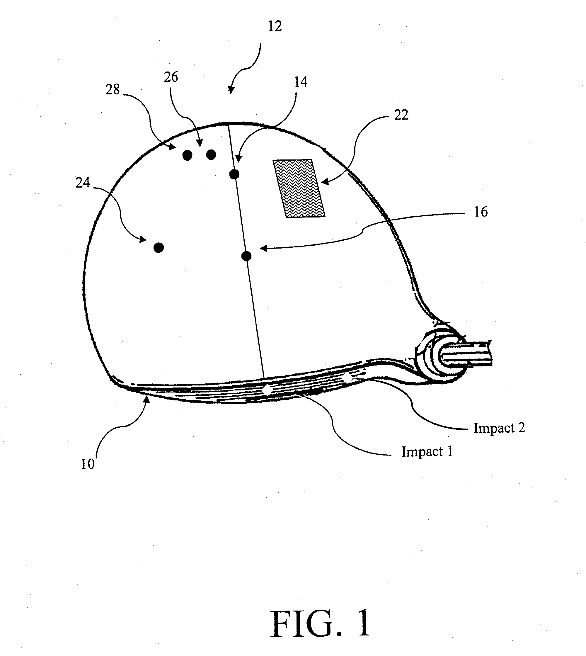 Golf club head comprising a piezoelectric sensor