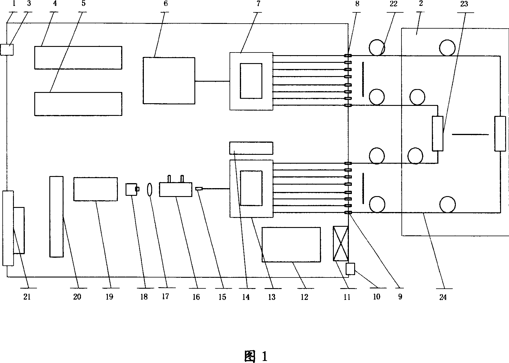 New nodal real time gas concentration monitoring method and sensor