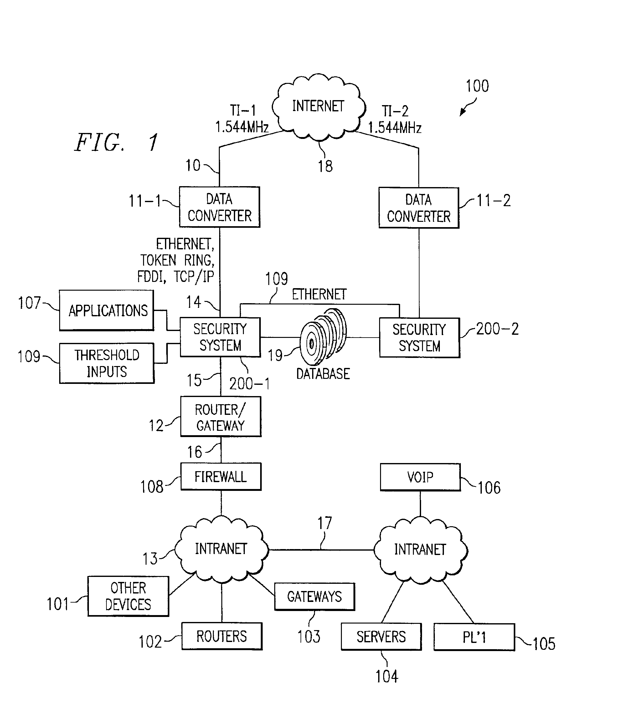 System and method for traffic management control in a data transmission network