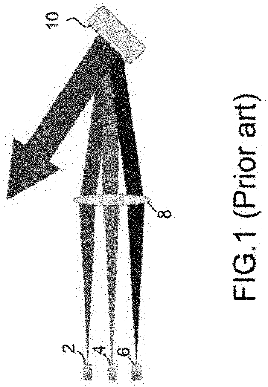 Monolithic transmitting spectral beam combiner