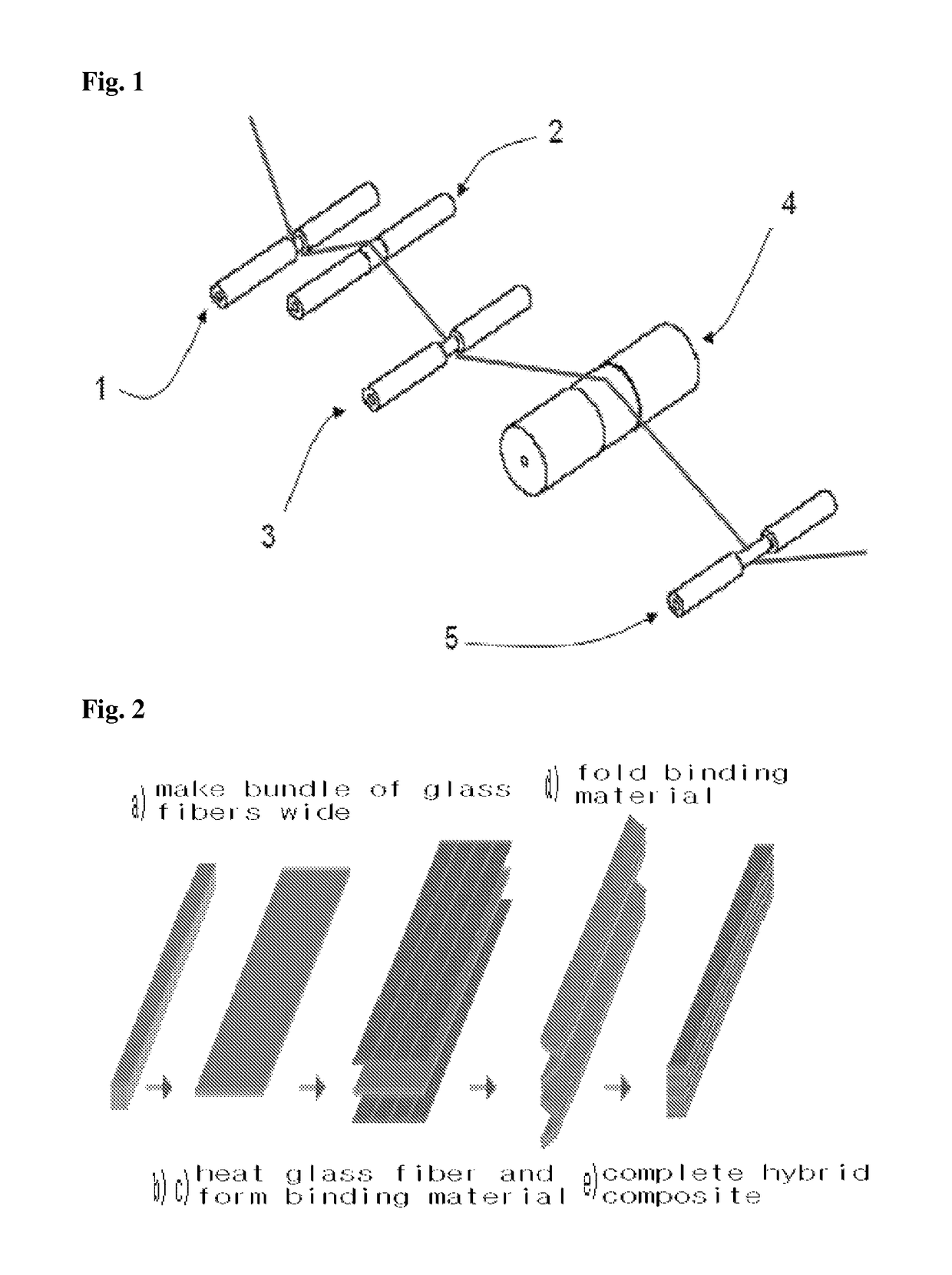 Method of preparing thermoplastics-continuous fiber hybrid composite