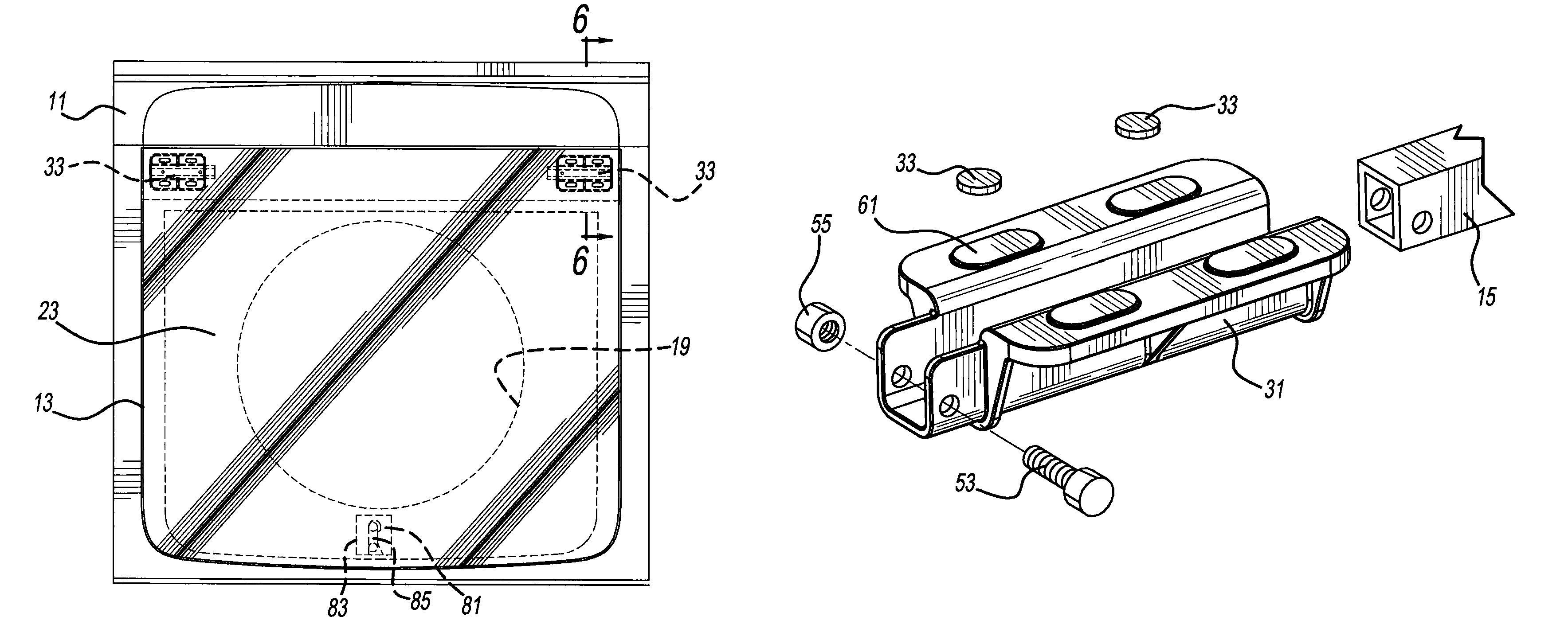 Appliance apparatus including a bonded bracket