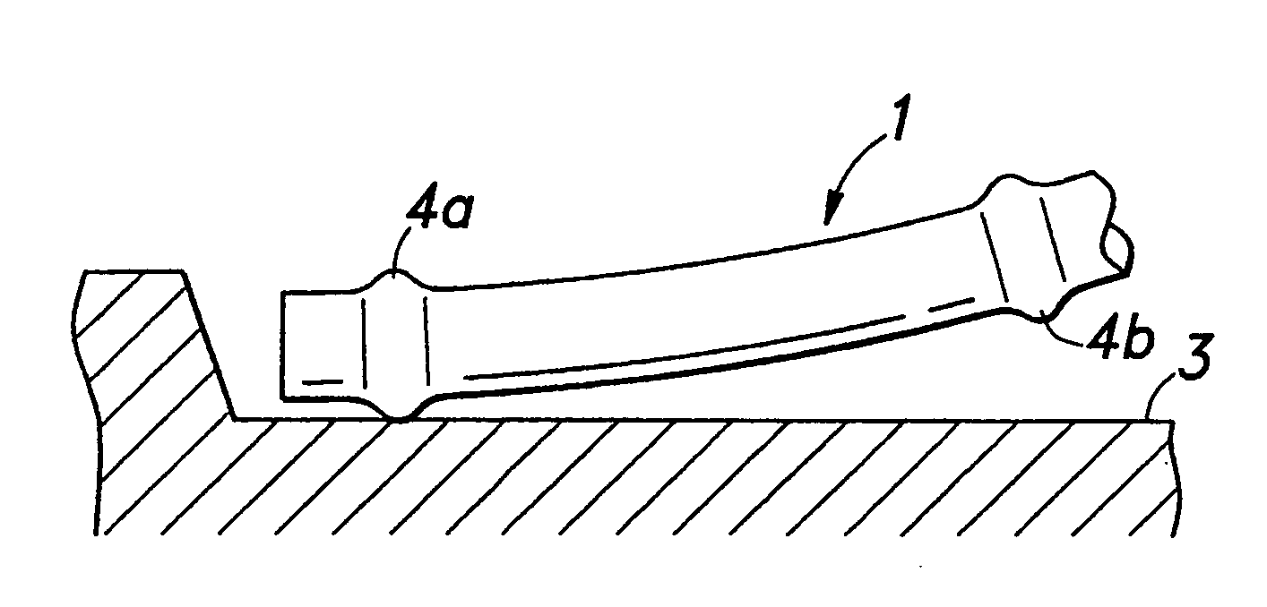 Compression coil spring device having a discrete support