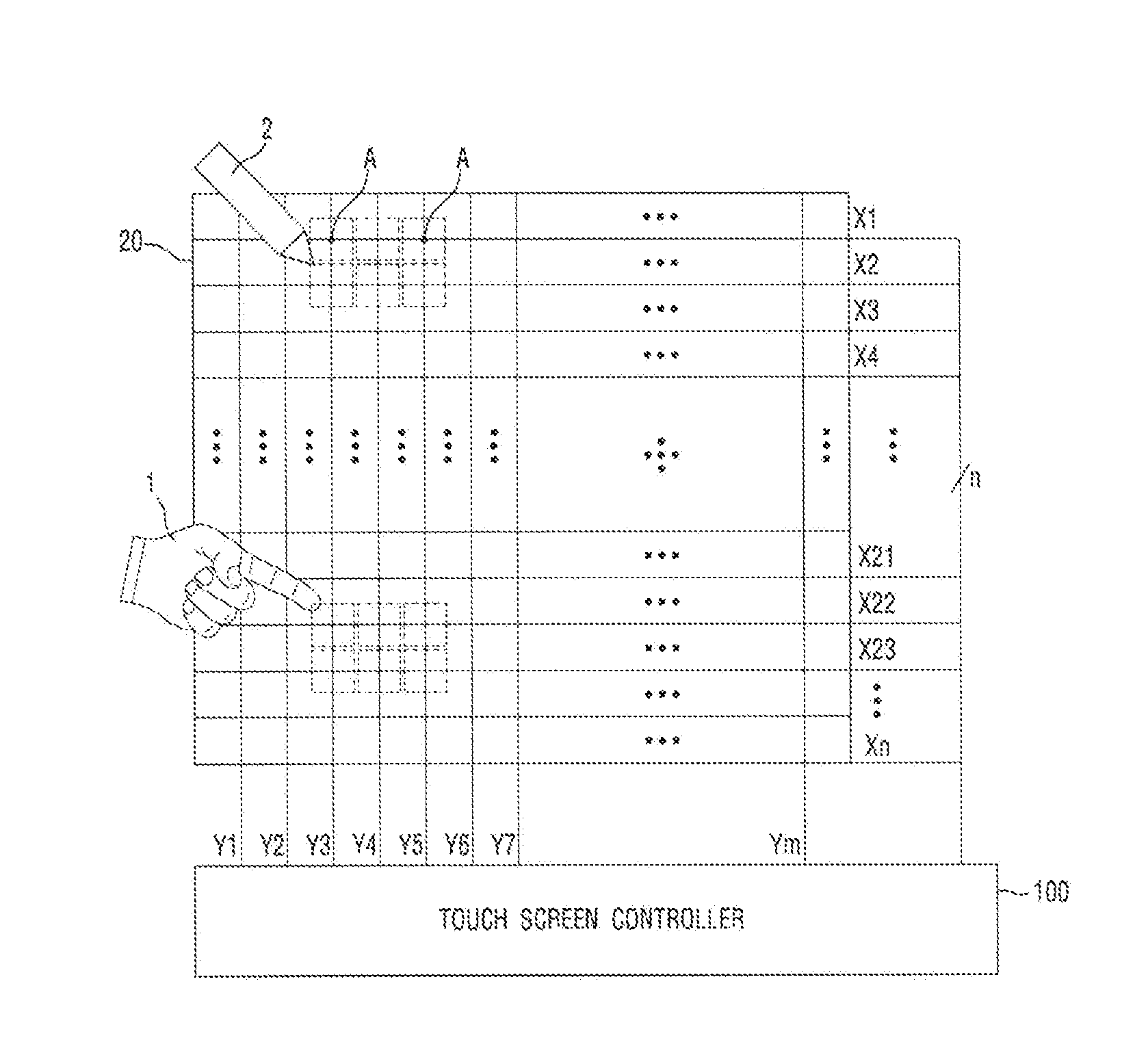 Touch Screen Controller and Method for Controlling Thereof