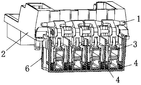 Ammeter push-pull type wiring device