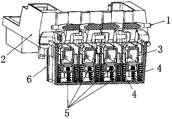 Ammeter push-pull type wiring device