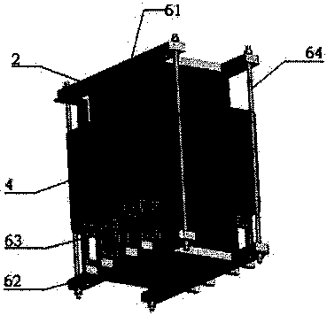 Dry-type high-frequency high-voltage reactor structure