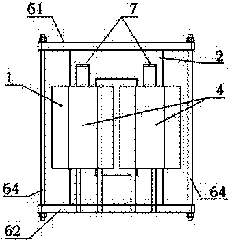 Dry-type high-frequency high-voltage reactor structure