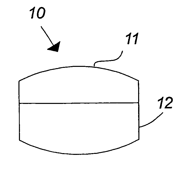 Compressed chewing gum tablet