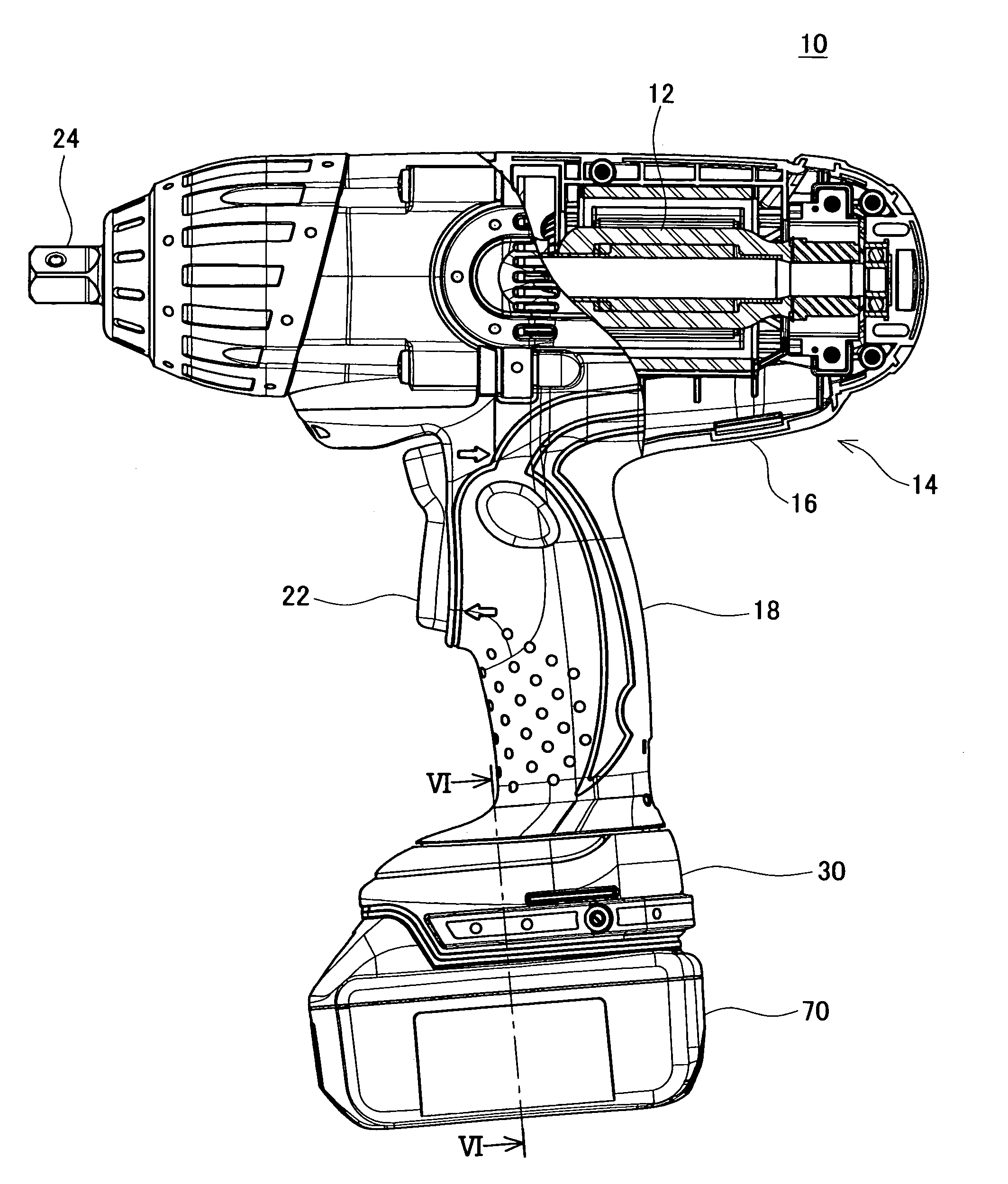 Portable electric power tool