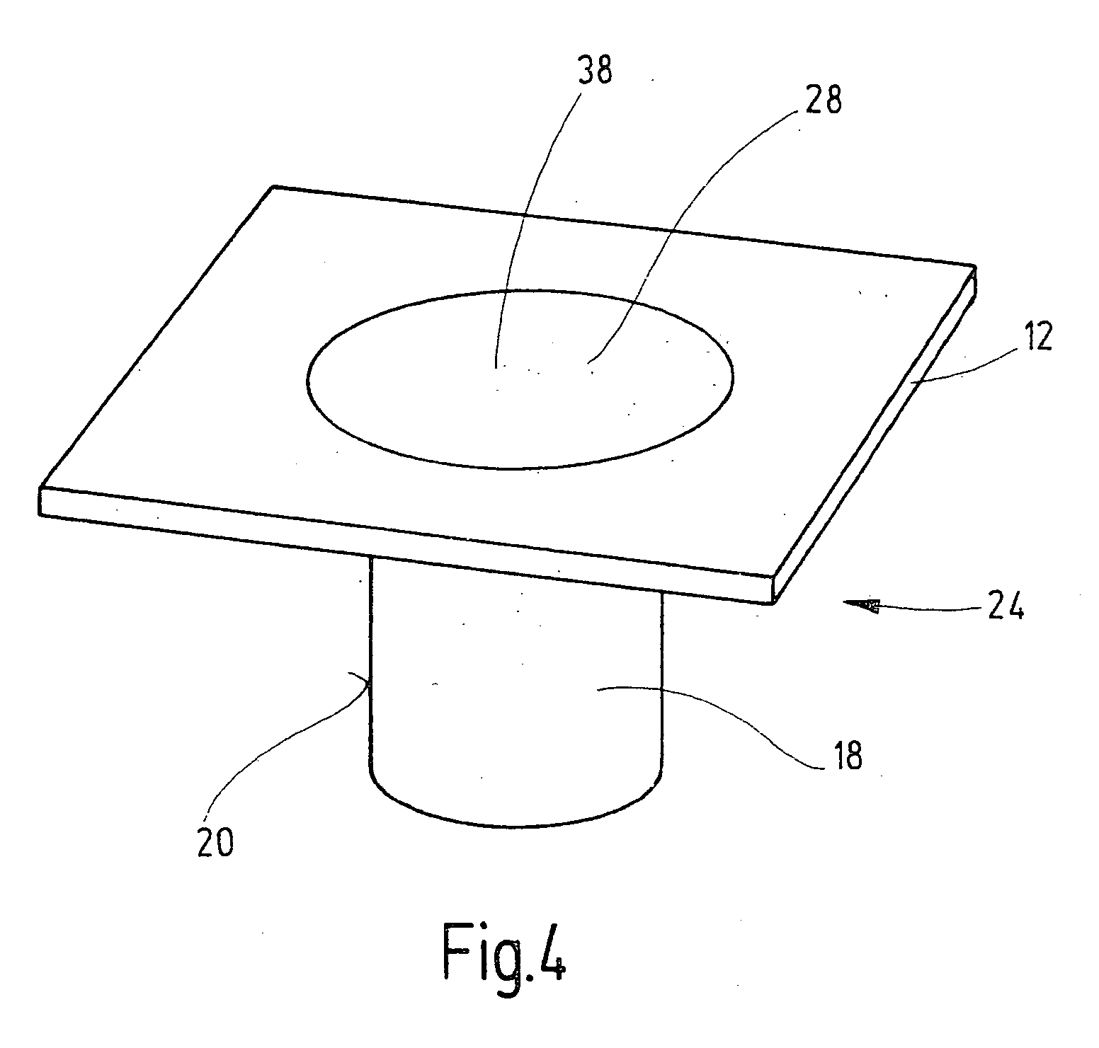 Intergrated semiconductor component for high-frequency measurement and use thereof