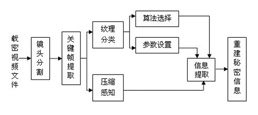 Compressive sensing-based adaptive video information hiding method