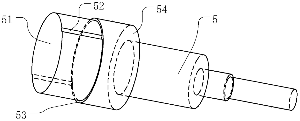 Rotary shaft of permanent magnet motor and installation method thereof