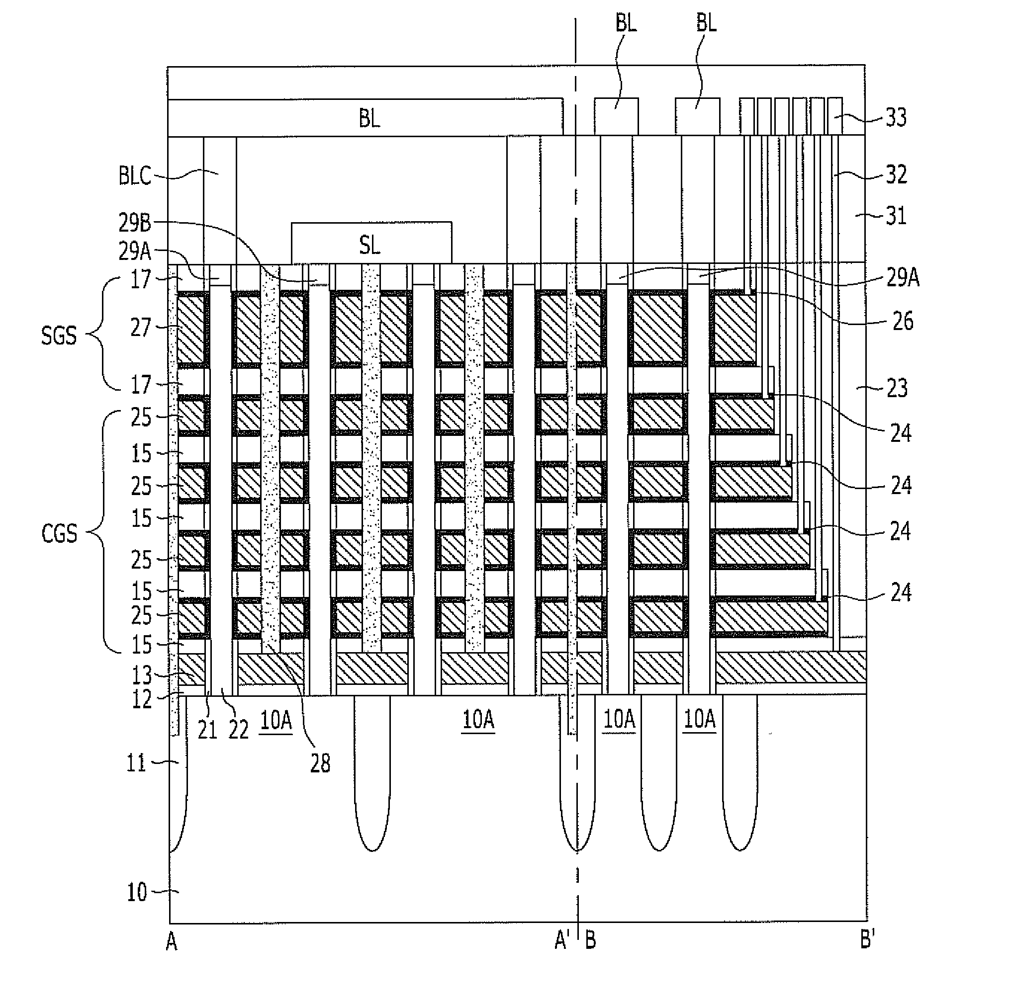 Nonvolatile memory device, method for operating the same, and method for fabricating the same