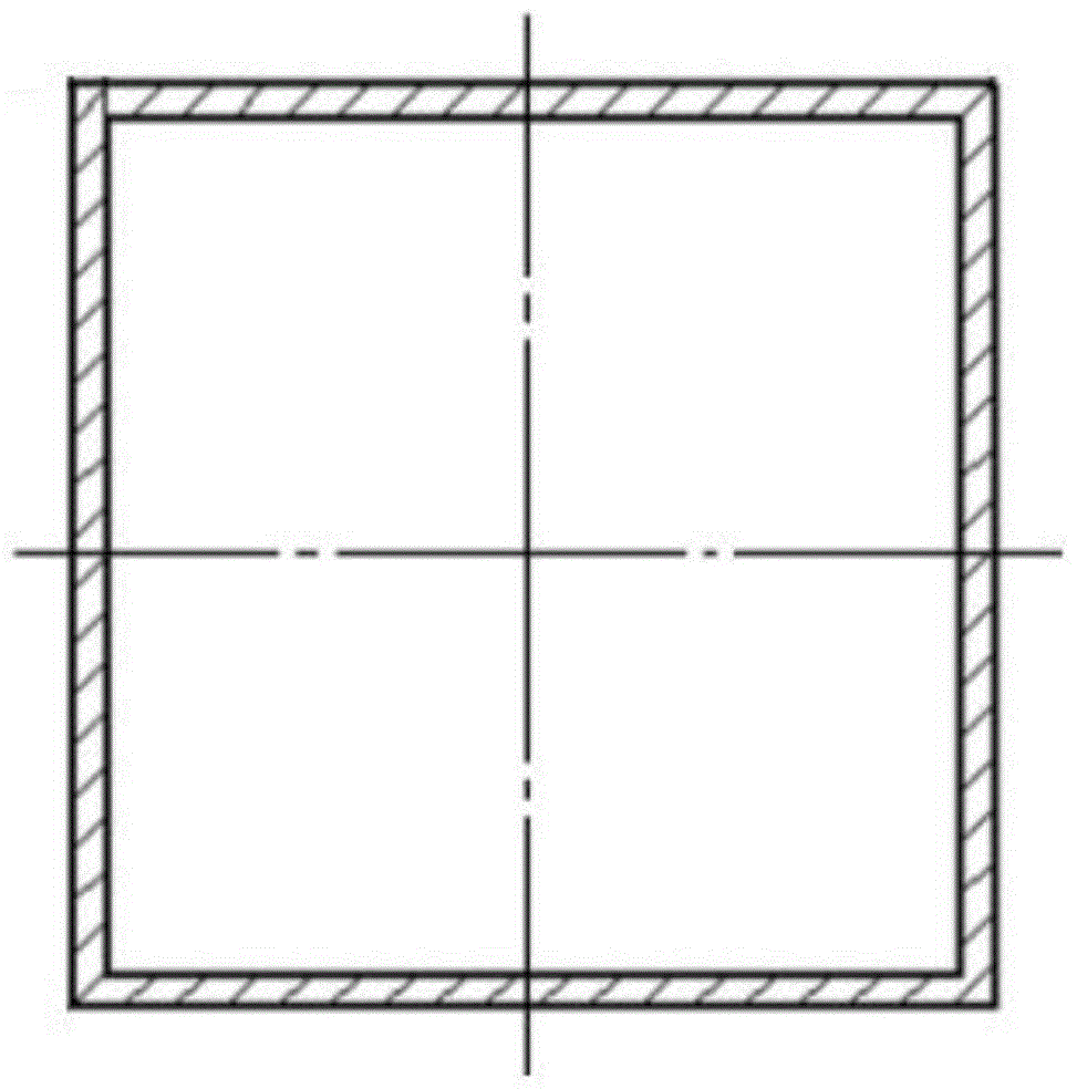 A kind of isothermal extrusion processing method of square tube aluminum alloy profile