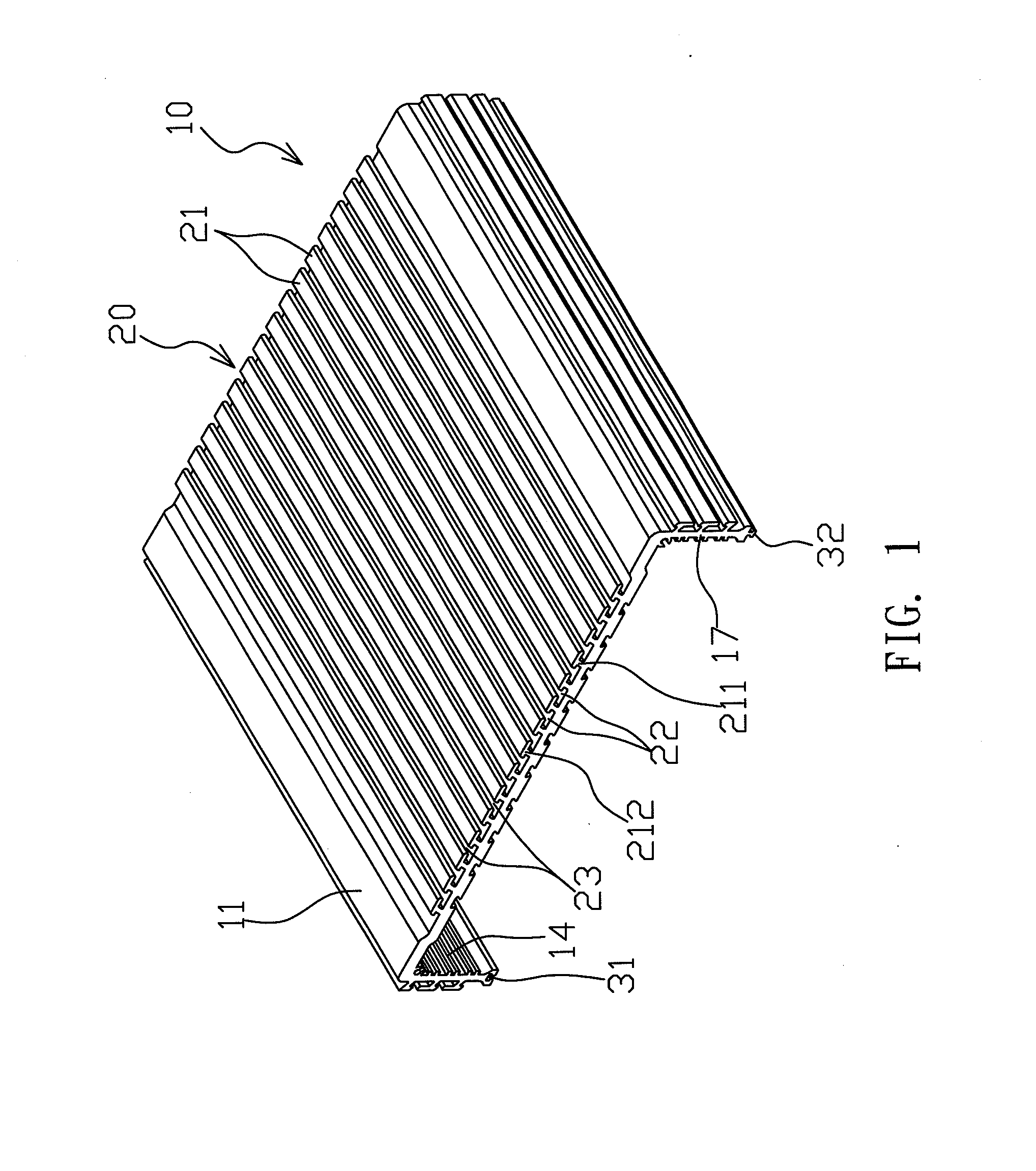 Combinational chassis featuring heat dissipation