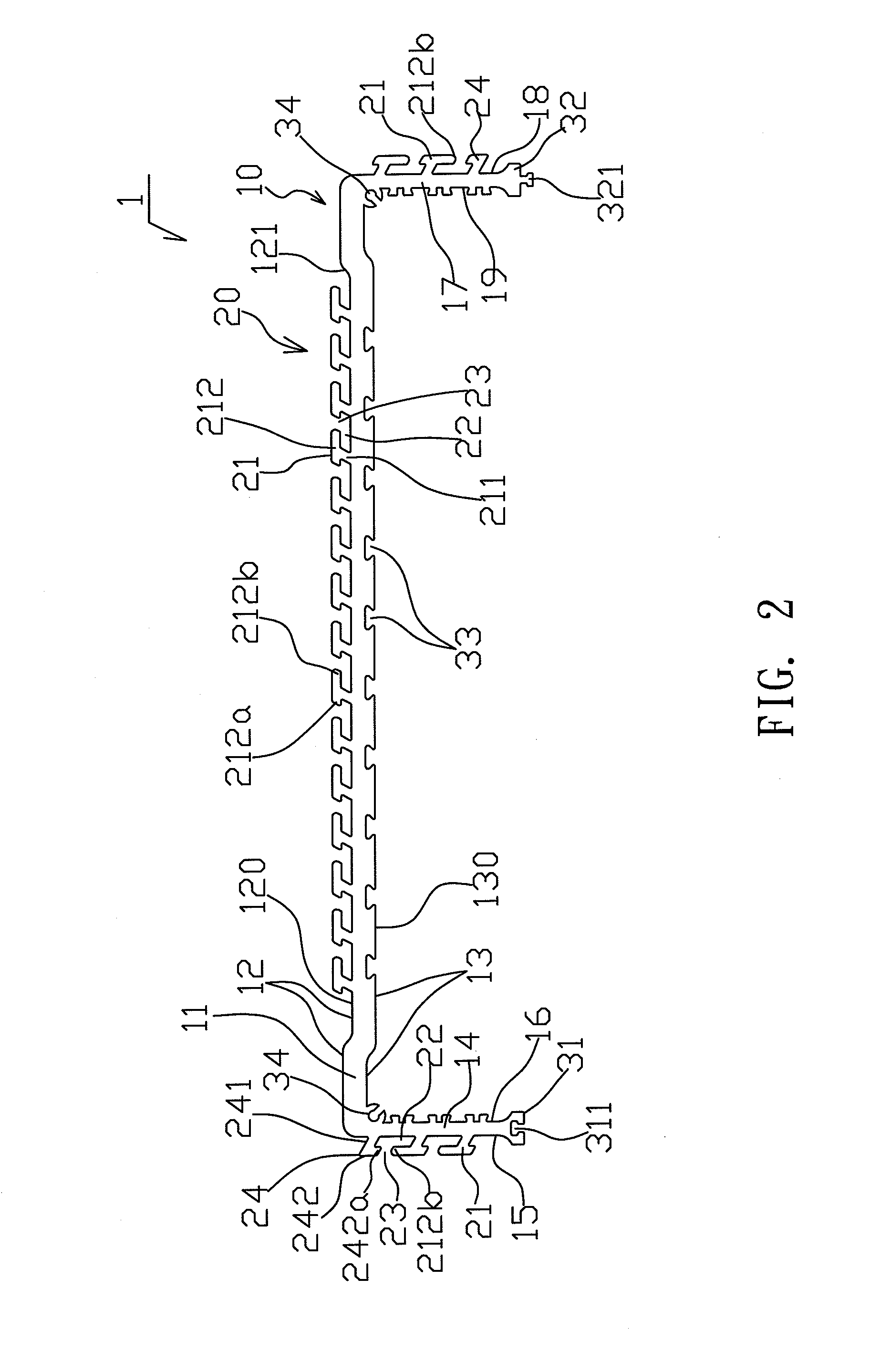 Combinational chassis featuring heat dissipation