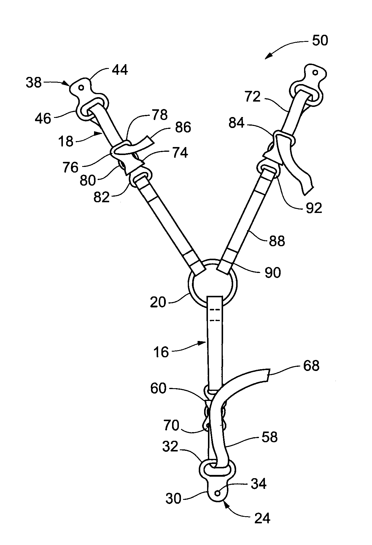 Television safety strap