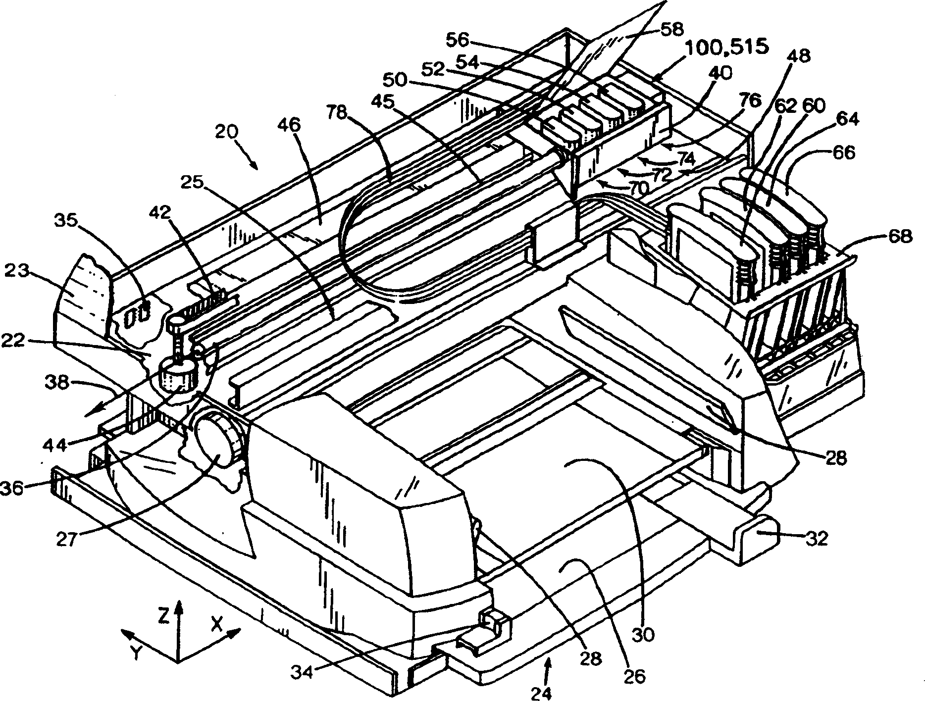 Advanced media determination system for ink jet printing