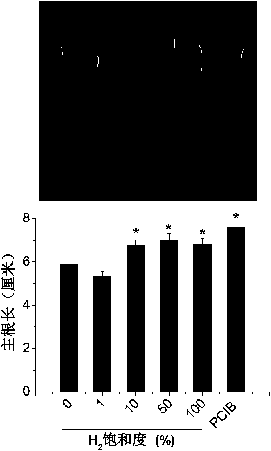 Hydrogen-rich liquid plant growth regulator, and preparation method and application thereof