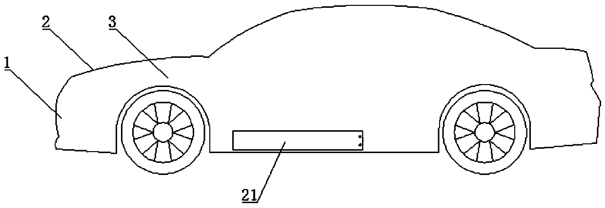 Battery box for electric automobile