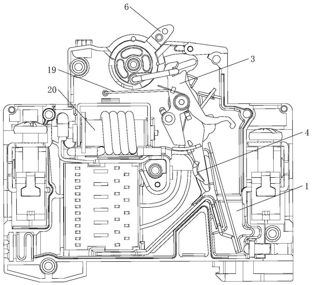 Bipolar circuit breaker with display function