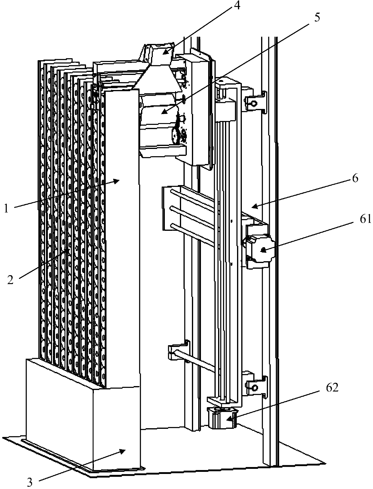 Vertical automatic roll invoice vending machine