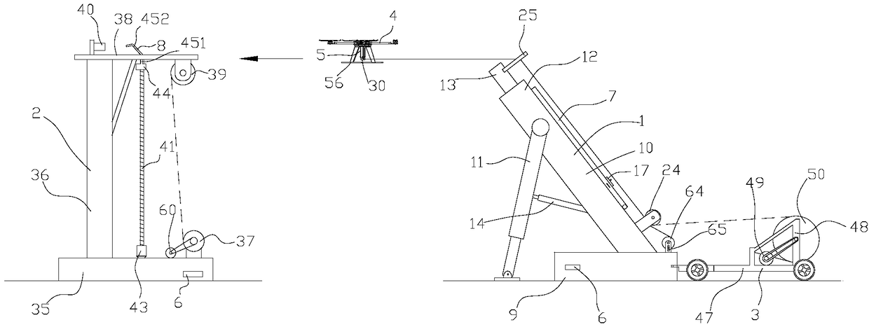 Tool for high-altitude erection