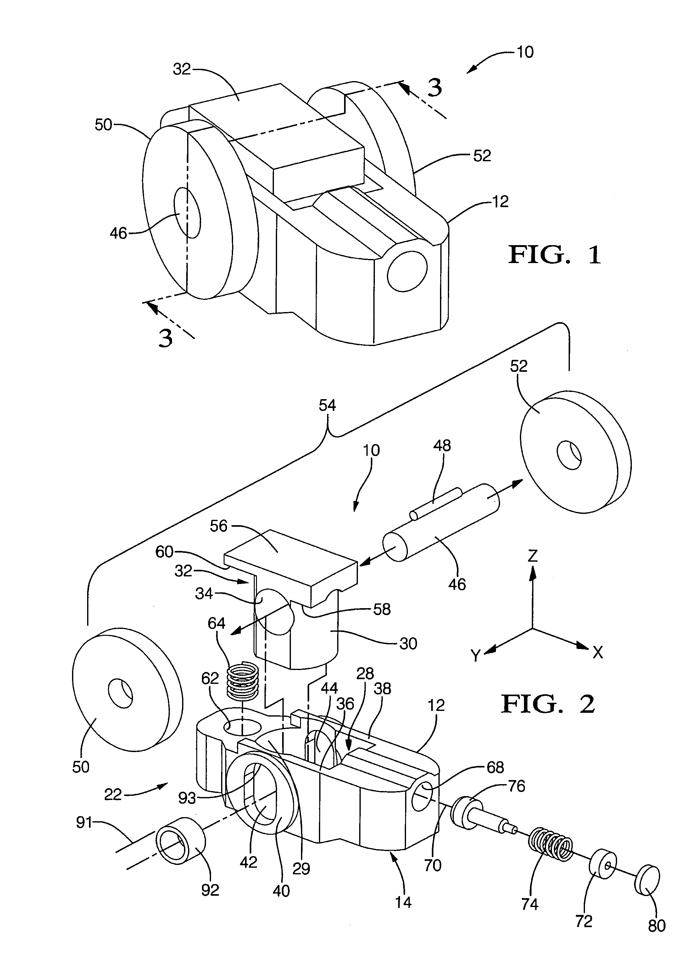 Roller finger follower assembly for valve deactivation